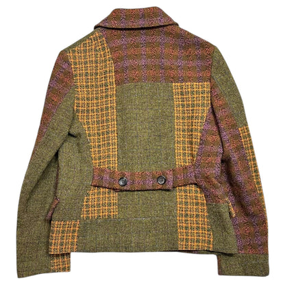 tricot COMME des GARCONS 01AW Wool Tweed Jacket Size M