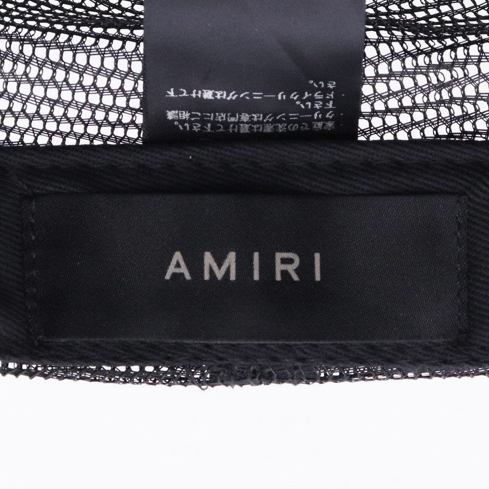 AMIRI 24AW MA Logo Mesh Trucker Hat Black Size F