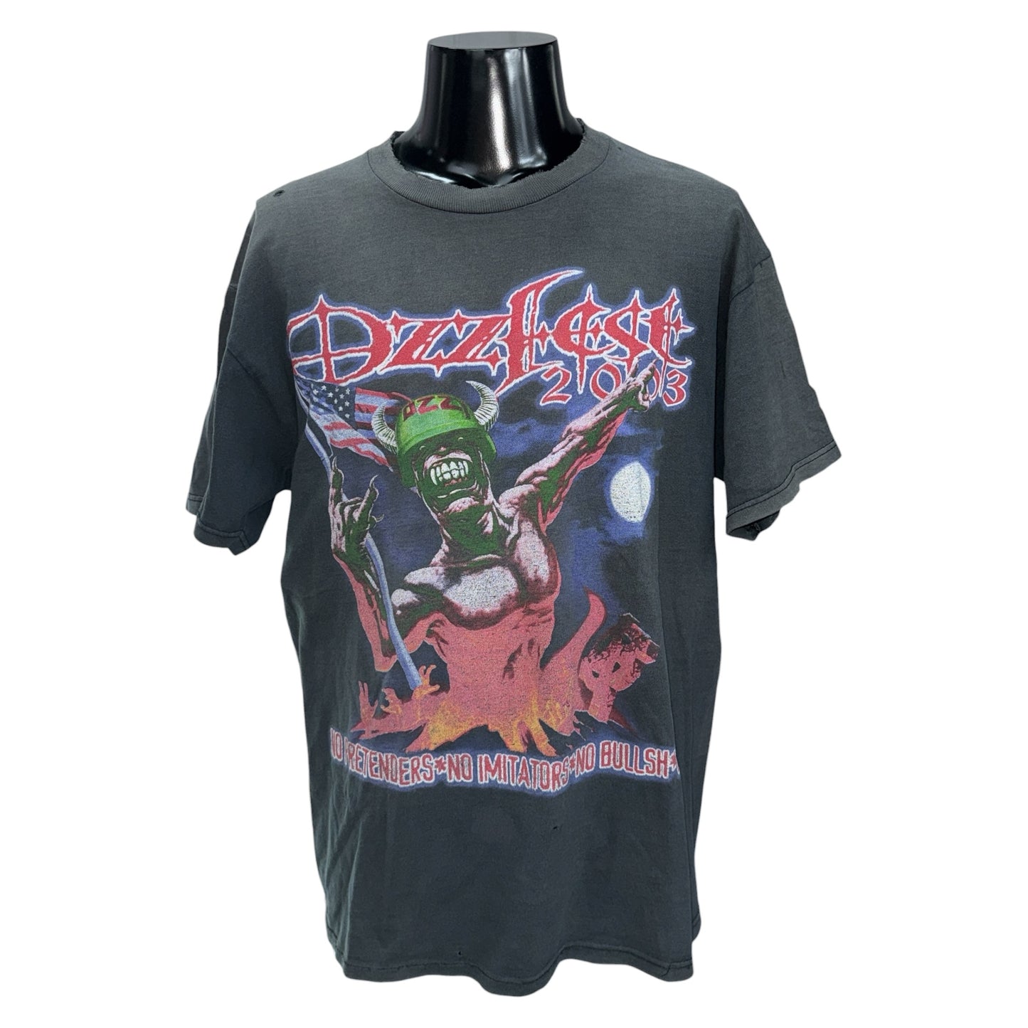 OZZY OSBOURNE Y2K OZZFEST 2003 Tour T-Shirt Size L