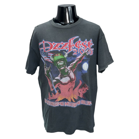 OZZY OSBOURNE Y2K OZZFEST 2003 Tour T-Shirt Size L