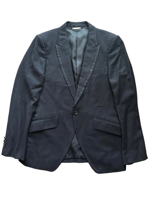 5351 pour les hommes Leopard Lapel Tailored Jacket