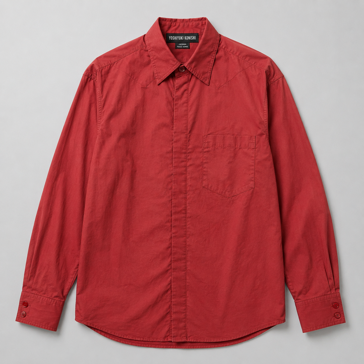 YOSHIYUKI KONISHI 90s Fly Front Shirt