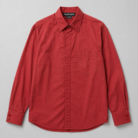 YOSHIYUKI KONISHI 90s Fly Front Shirt