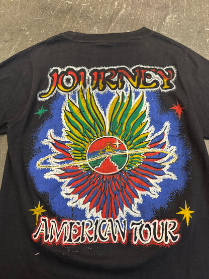 Vintage 80s Journey Tee Black Size XS