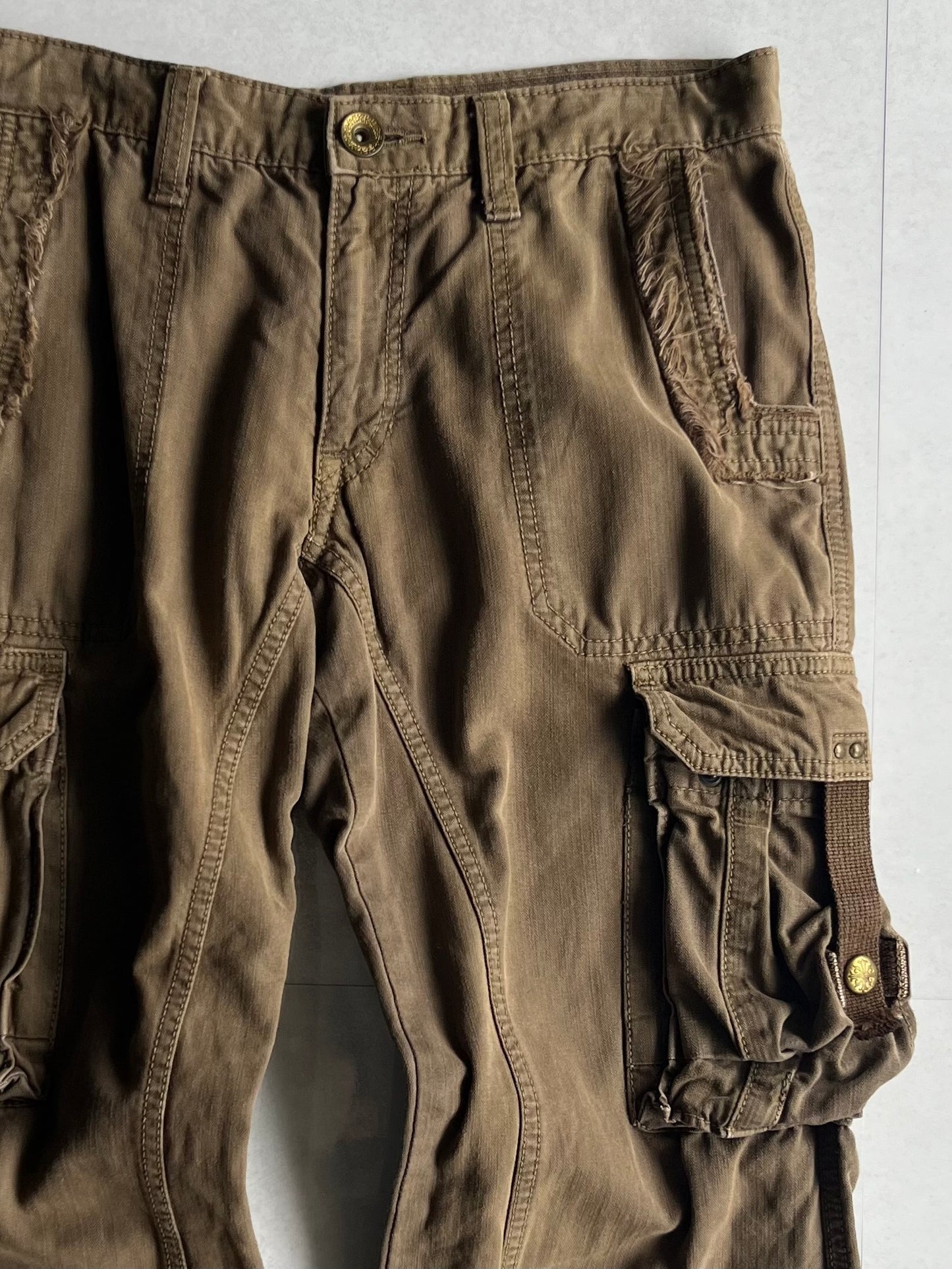 Vintage Gimmick Flare Cargo Pants Size 40