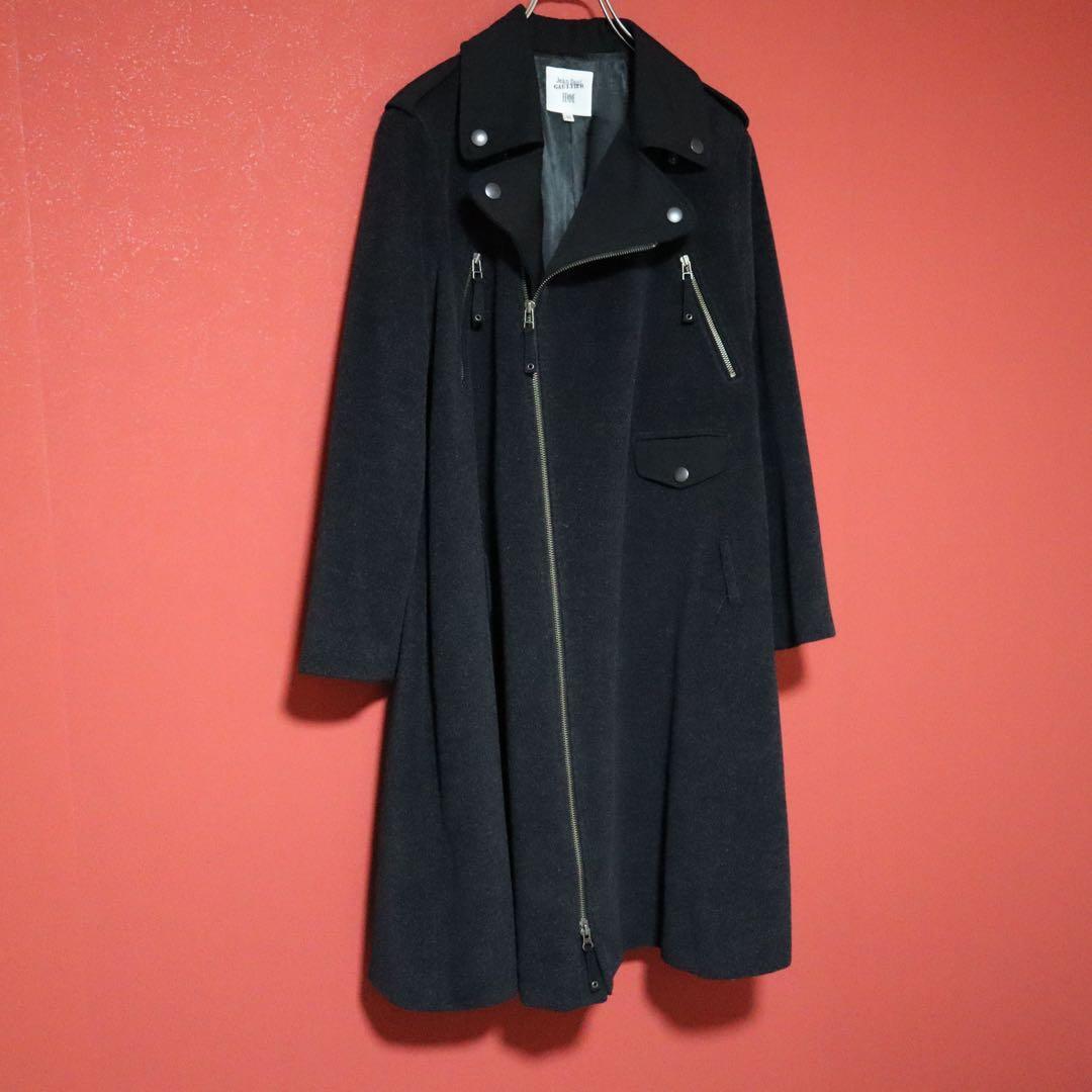 Jean Paul GAULTIER FEMME 90s Sleeve Zip Long Coat Size 40