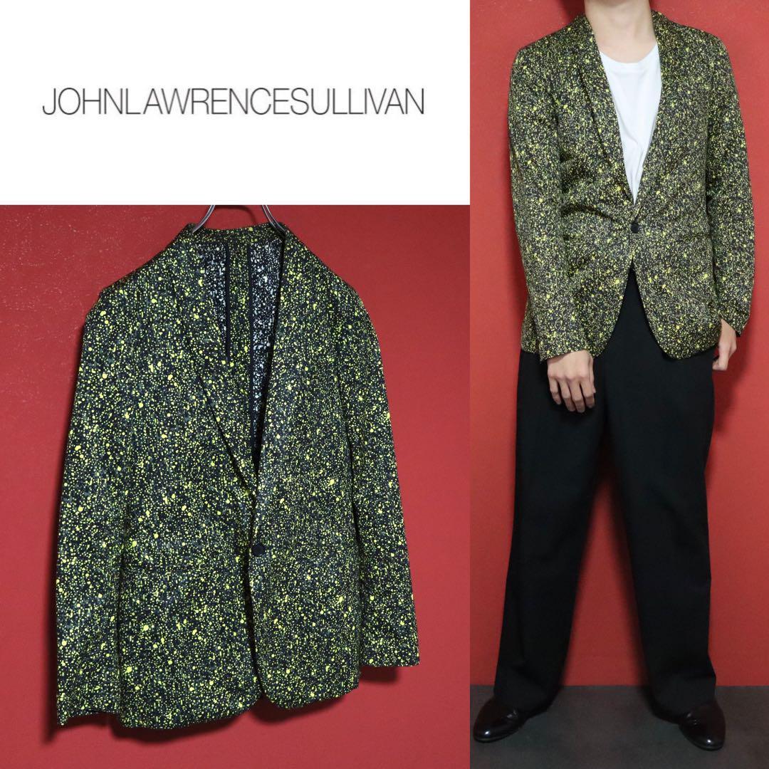 JOHN LAWRENCE SULLIVAN Yellow Pop Dot Pattern Jacket Size XS