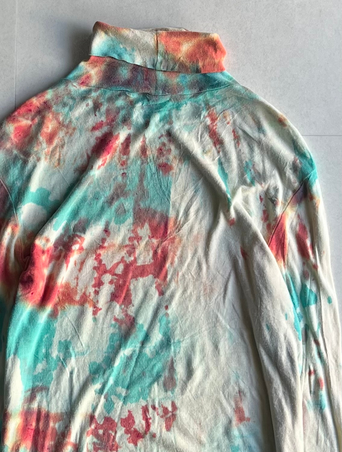 Ralph Lauren Multi Tie-Dye Long Sleeve Shirt Size XL