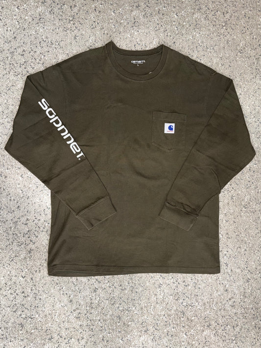 SOPHNET. x CARHARTT WIP Pocket Long Sleeve Tee Multi Size L