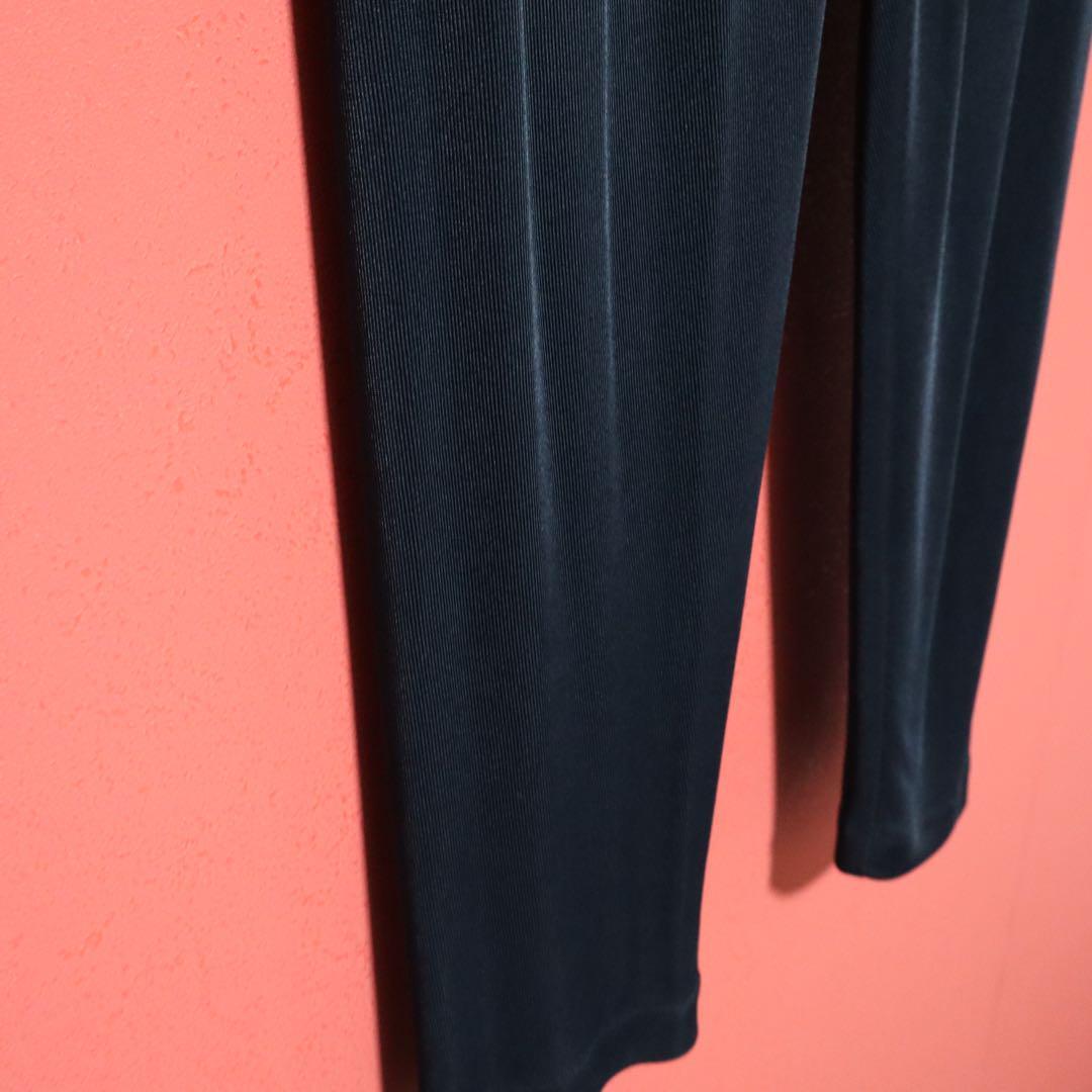 Issey Miyake 90s Rayon Lustrous Draped Pants Blue Size M