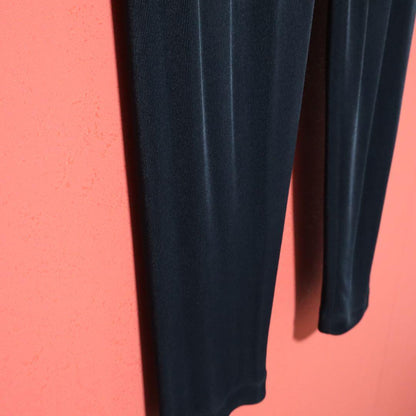 Issey Miyake 90s Rayon Lustrous Draped Pants Blue Size M