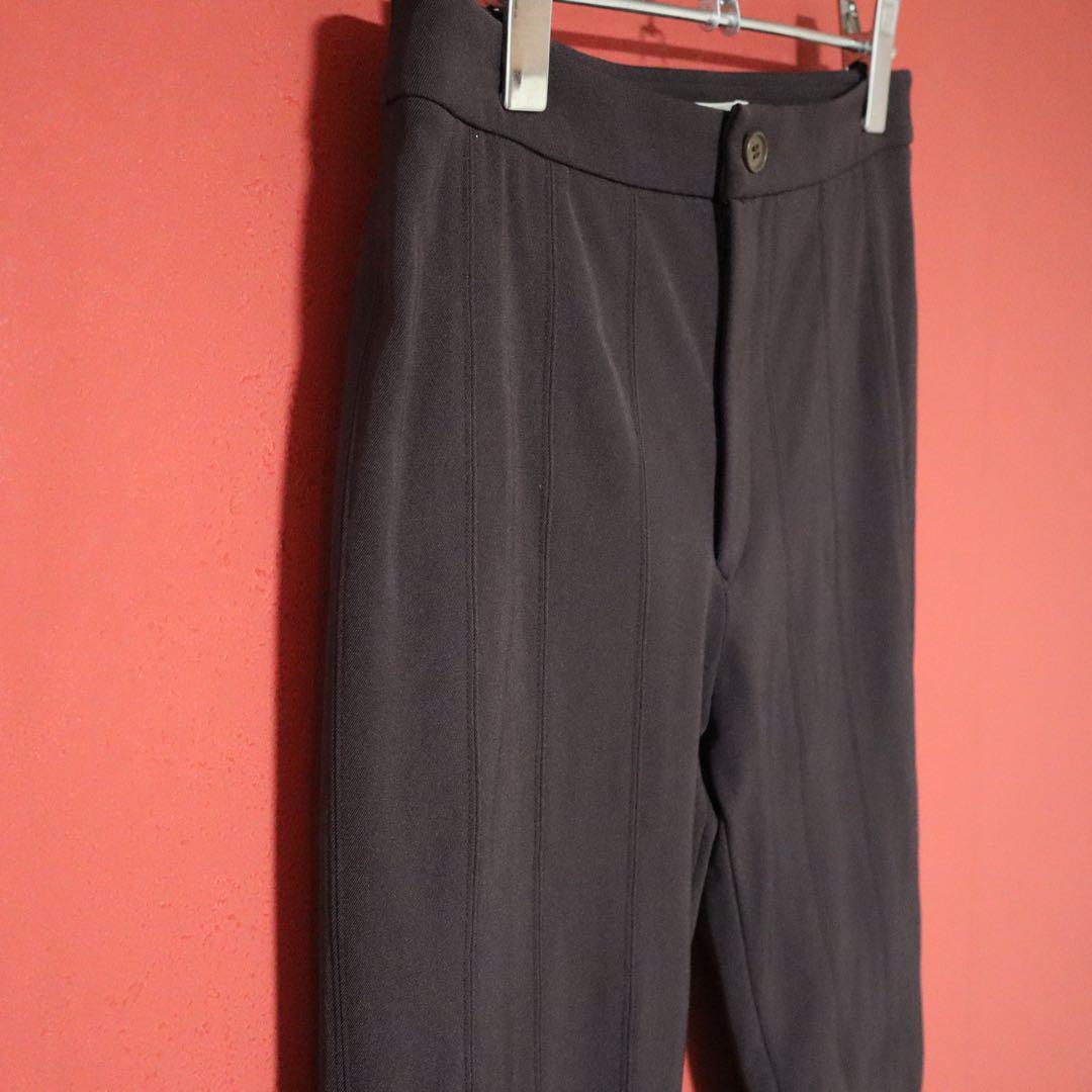 Issey Miyake Stitch Stripe Design Stretch Pants Size 2