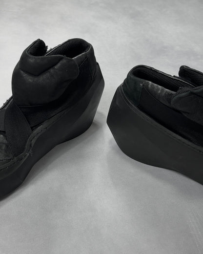 Julius Polygon Platform Goatskin Boots (S/S2015) Size 13