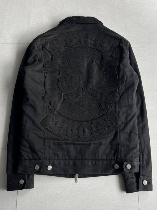 Bounty Hunter skull boa jacket Size M