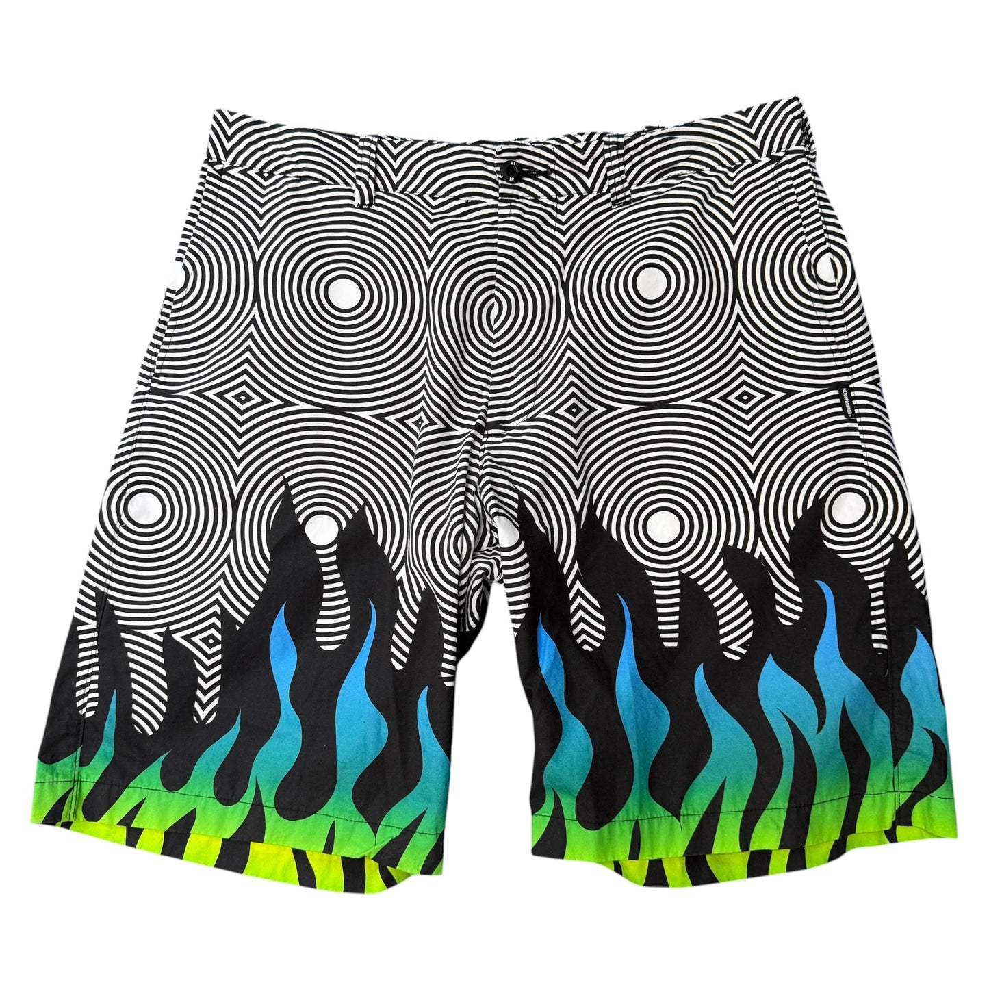 NEIGHBORHOOD x DSC Flame Pattern Gradient Shorts Size L