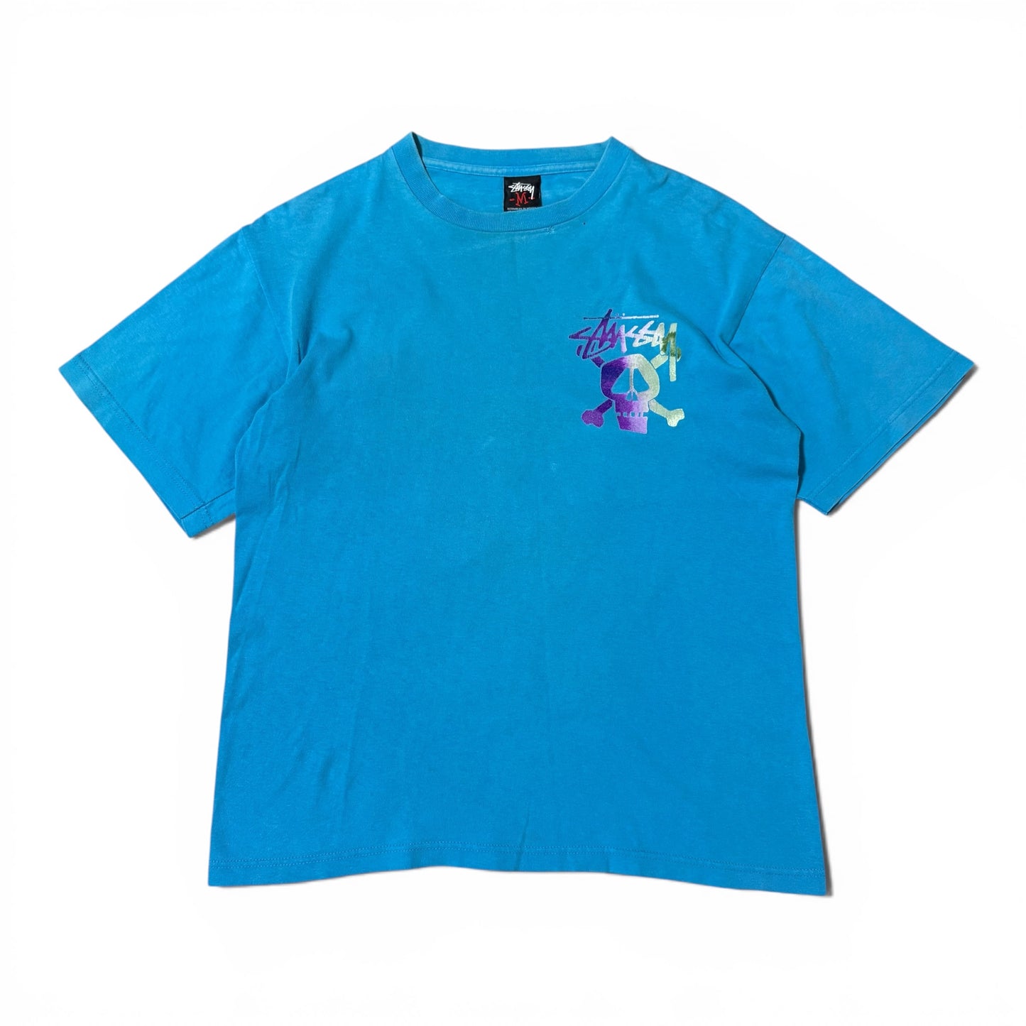 Vintage Stussy 00s London Exclusive Tie-Dye Skull Size M