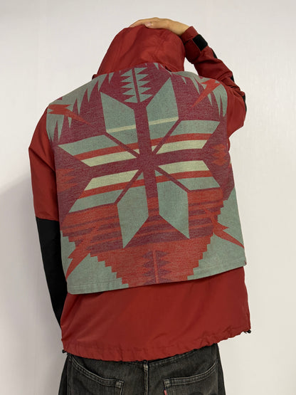 WHIZ LIMITED Red Cotton Nylon Gimmick Jacket Size M