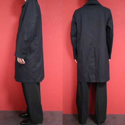 Mackintosh Dunkeld Rubberized Balmacaan Coat Long Size M