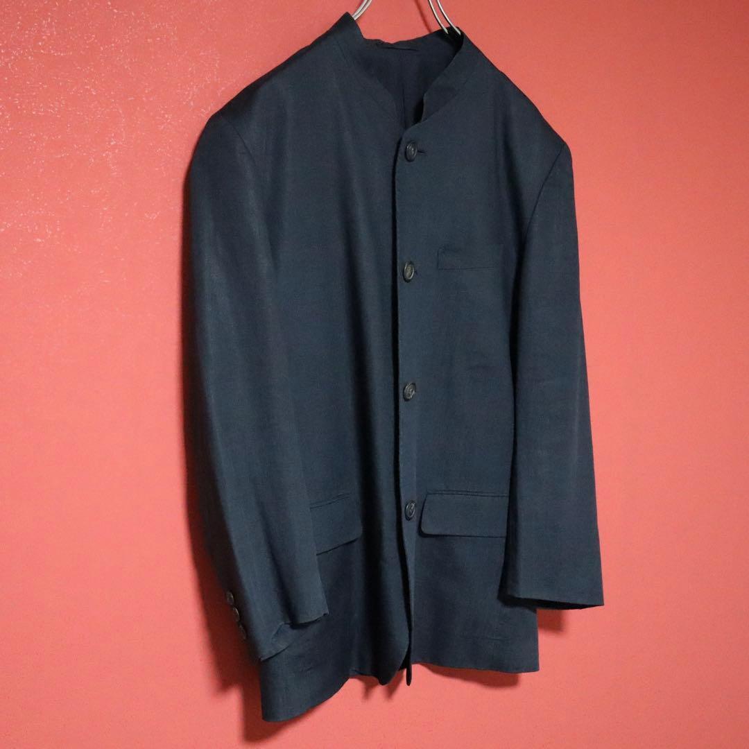 ISSEY MIYAKE 93SS Mao Collar Linen Oversized Blazer Size S