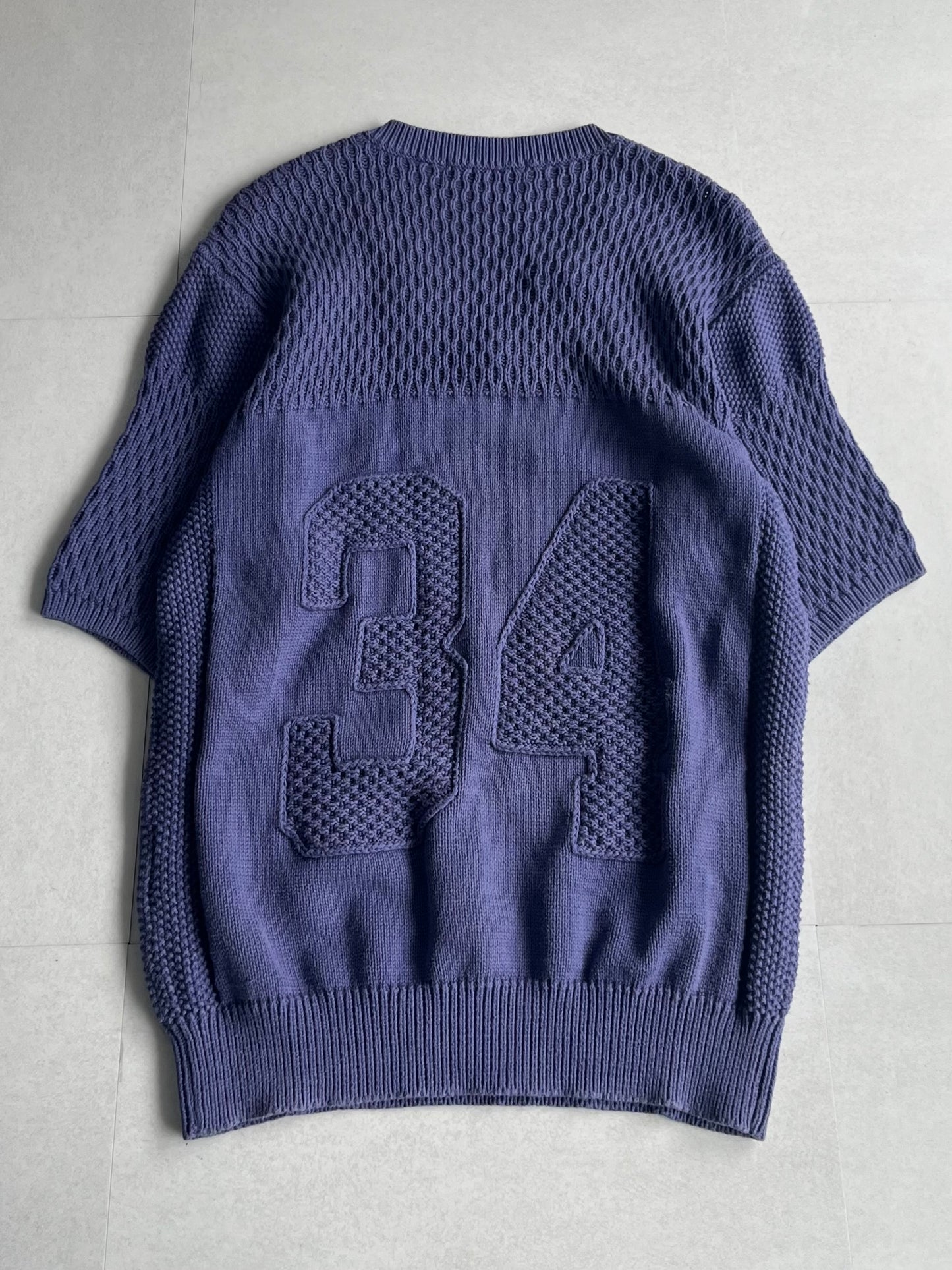 PHENOMENON 14ss Number Cotton Knit Purple Size L