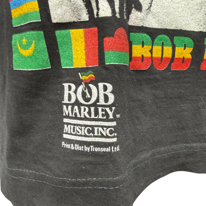 BOB MARLEY 90s "AFRICA UNITE" Map T-Shirt Size L
