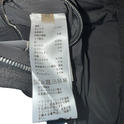 HERMÈS Cashmere 100% Bomber Zip Vest Size M