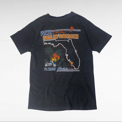 Harley Davidson 80s Short Sleeve T-Shirt Black Size S