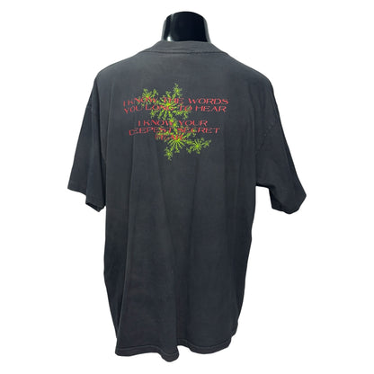 THE DOORS 90s Jim Morrison Portrait T-Shirt Size XL