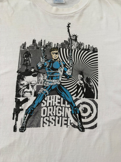 Marvel Comics Nick Fury SHIELD Jim Steranko 90s Tee Size XL