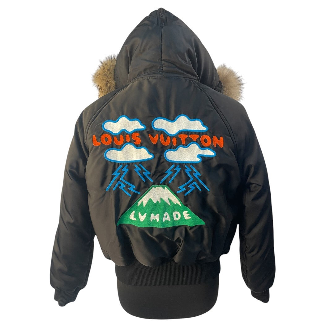 NIGO Mountain Aviator Embroidery Blouson Faux Fur Size M