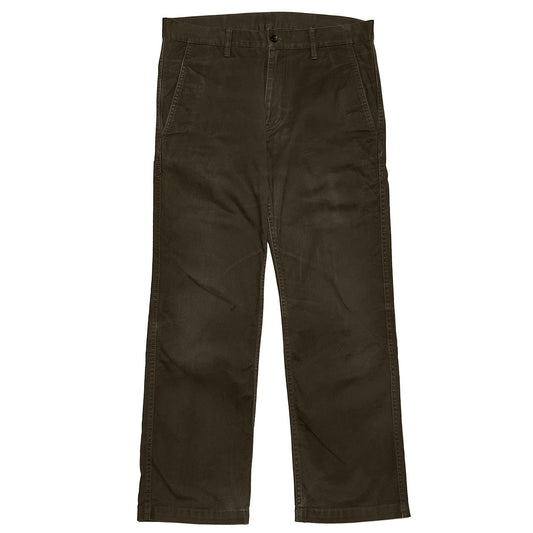 COMME DES GARCONS HOMME AW07 Cotton Trousers Brown Size S