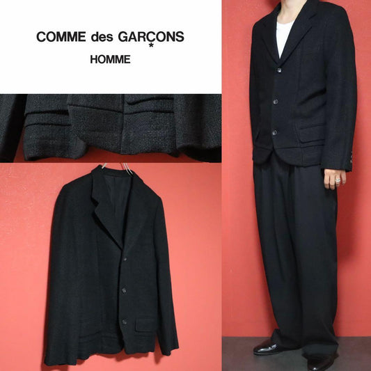 COMME des GARCONS HOMME 99SS Layered Hem Jacket Size M