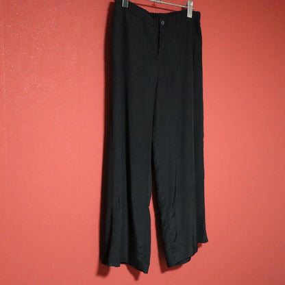 HaaT 00s Cupro Luster Wide Straight Pants Black Size 3