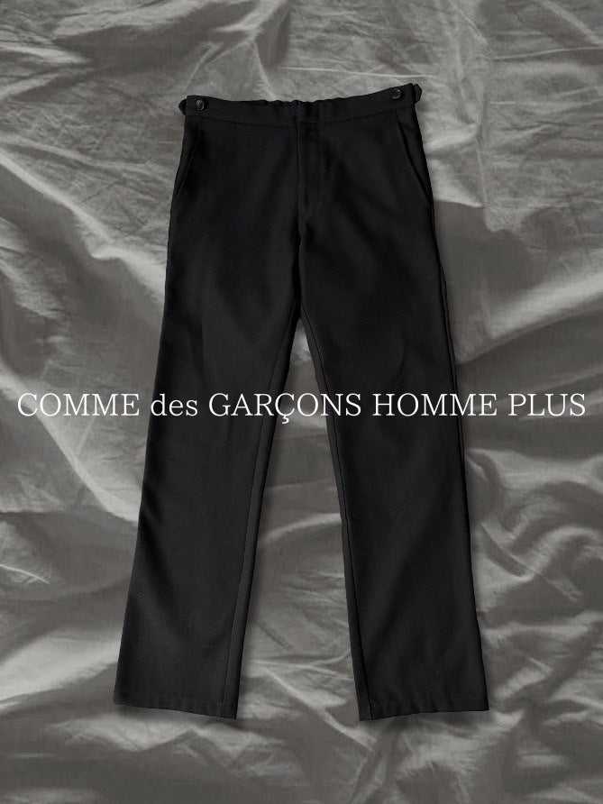 COMME des GAR AW98 Inside-Out Wool Pants Black Size S