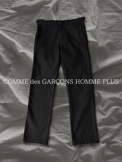 COMME des GAR AW98 Inside-Out Wool Pants Black Size S