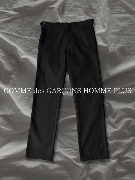COMME des GAR AW98 Inside-Out Wool Pants Black Size S