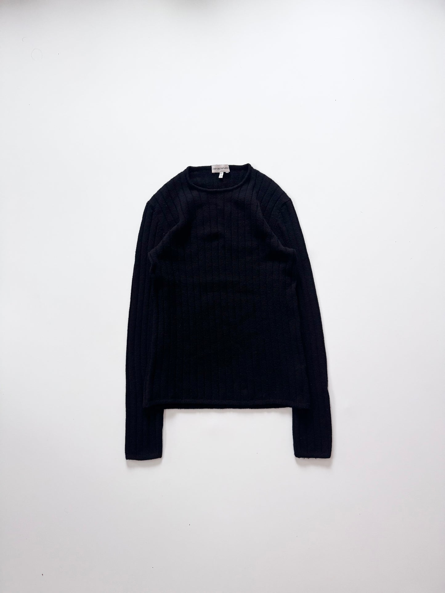 Emporio Armani Black Long Sleeve Shirt Size XS