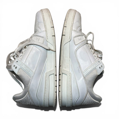 Vintage LOUIS VUITTON LV Trainer White Sneakers Size 7