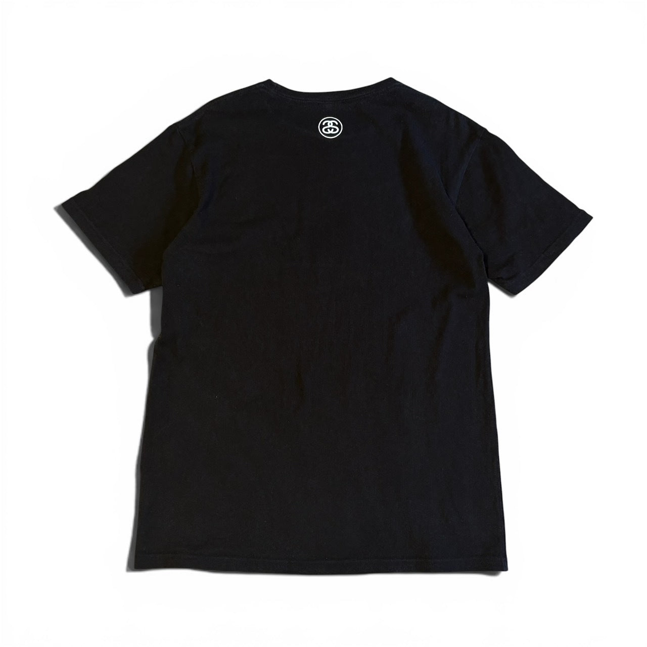 Vintage Stussy Yokohama T-Shirt Black Pink Gold Size MEDIUM