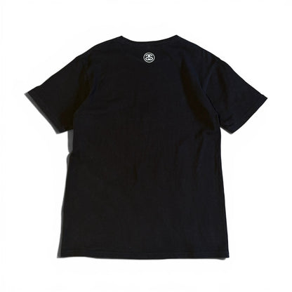 Vintage Stussy Yokohama T-Shirt Black Pink Gold Size MEDIUM