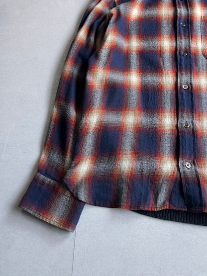 Tsumori Chisato Multi-color Cotton Blend Plaid Shirt Size 1