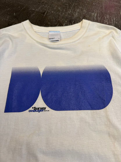 Swagger White Cotton T-Shirt Size L