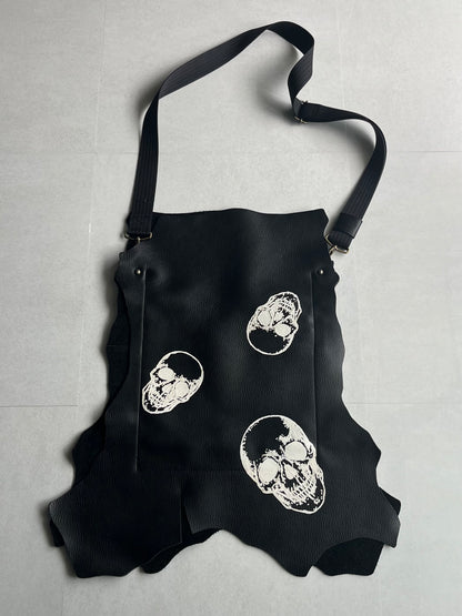 Beauty Beast Black Skull Bag