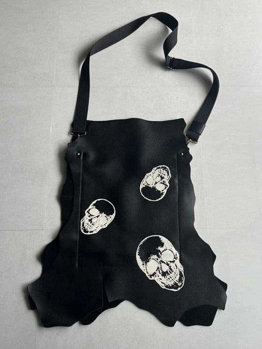 Beauty Beast Black Skull Bag