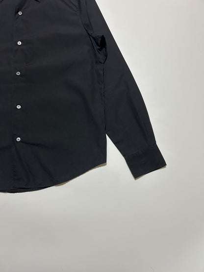 A.P.C. AW98 Plain Cotton Long Sleeve Shirt Black Size M
