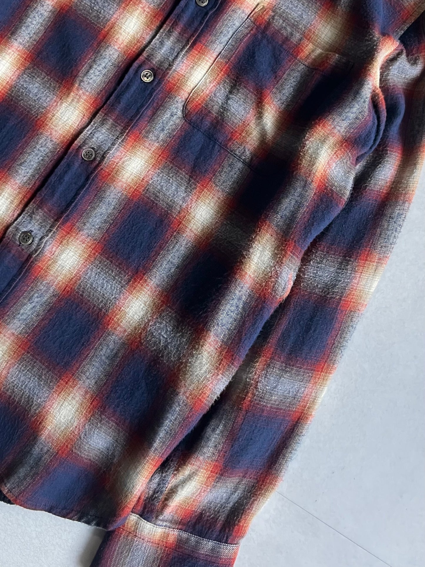 Tsumori Chisato Multi-color Cotton Blend Plaid Shirt Size 1