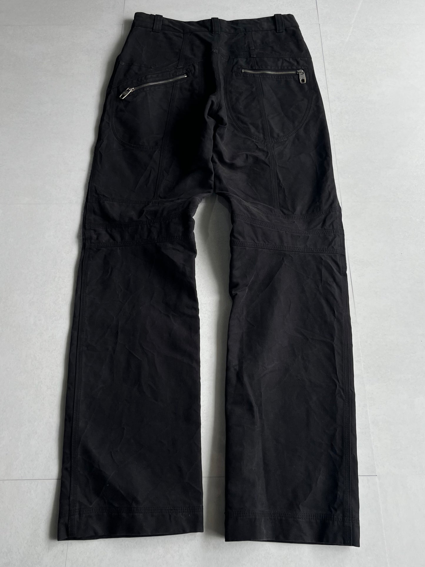 Griffin Black Zip Gimmick Pants Size 28