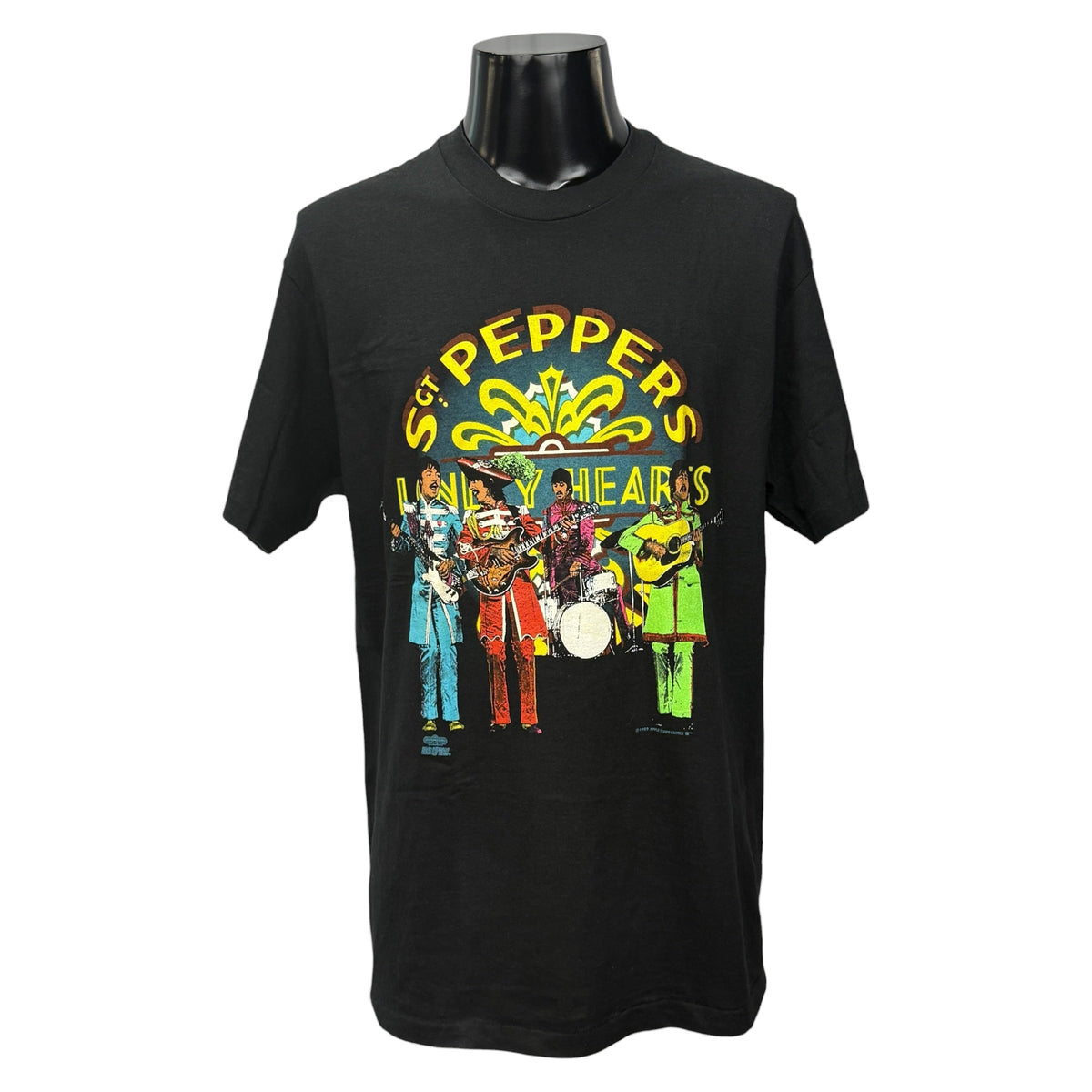 BEATLES 90s Vintage "Sgt. Pepper's Two-Sided T-Shirt Size L