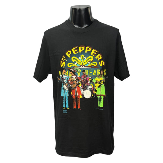 BEATLES 90s Vintage "Sgt. Pepper's Two-Sided T-Shirt Size L