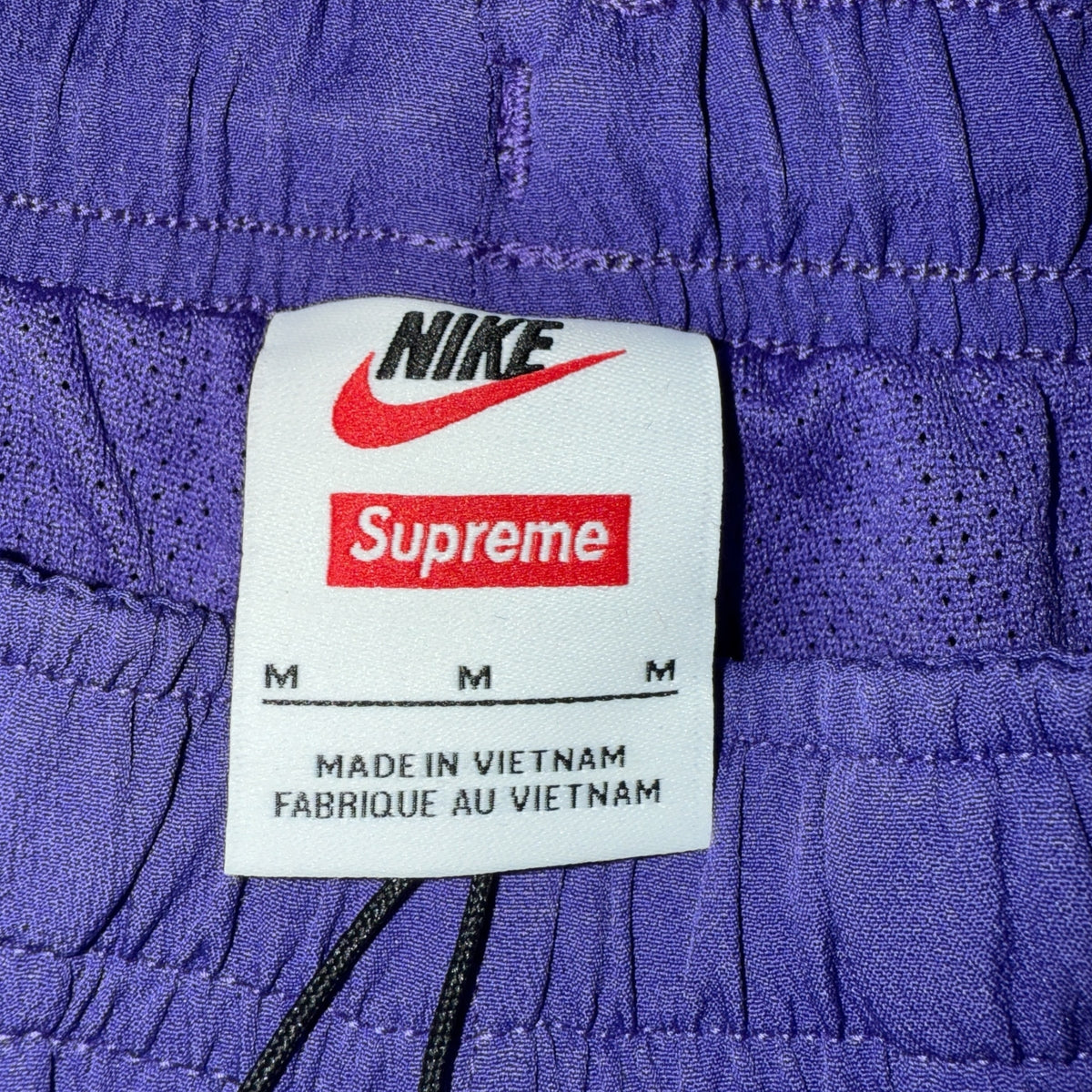 Supreme x Nike TRACK PANT Purple Size M